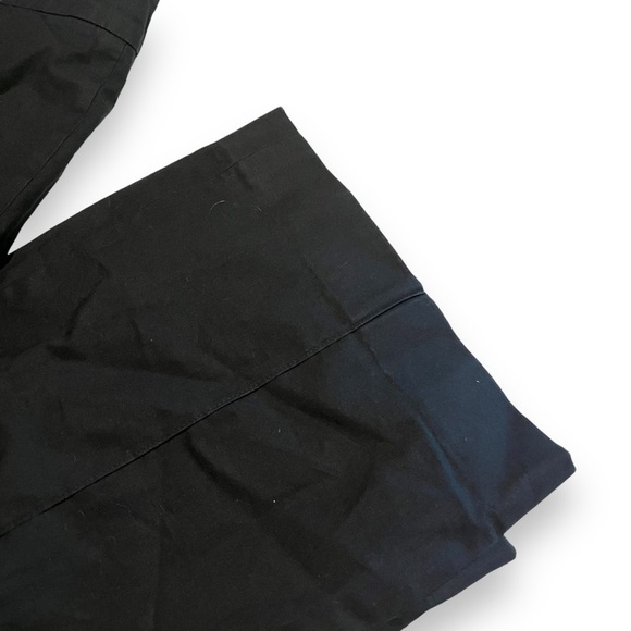 Akris Black Pleated Pants Size 12 Dress Business Professional Cotton Blend - Picture 2 of 7